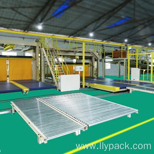 Automatic PLC Control Cardboard Stacking Machine